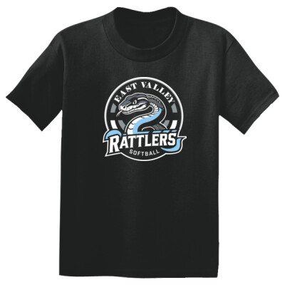 YOUTH Player Black Practice Shirt - Must include number Thumbnail