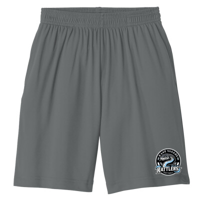 Unisex Adult Pocketed Athletic Shorts 9" inseam Thumbnail