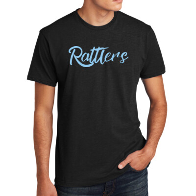 Adult Next Level Charcoal T-Shirt Rattlers blue logo Thumbnail