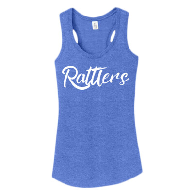 Women's Perfect Triblend Racerback - Rattlers white logo Thumbnail