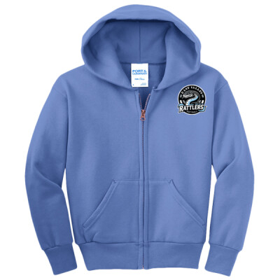 Youth Zip Up Hoodie - round logo Thumbnail
