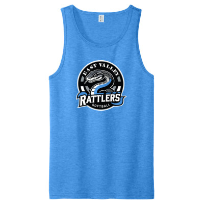 Unisex Triblend Tank - Azure Blue Thumbnail