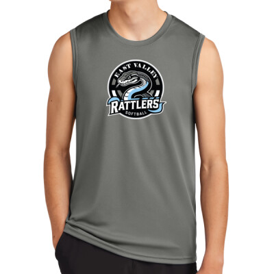 Unisex Drifit Performance Sleeveless Tee - Charcoal Thumbnail