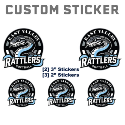 5-Pack of vinyl stickers Thumbnail